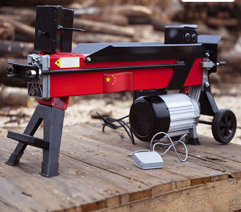 斧头劈柴神器中国红劈柴神器劈柴机劈木机劈木头工具劈柴机只有电机