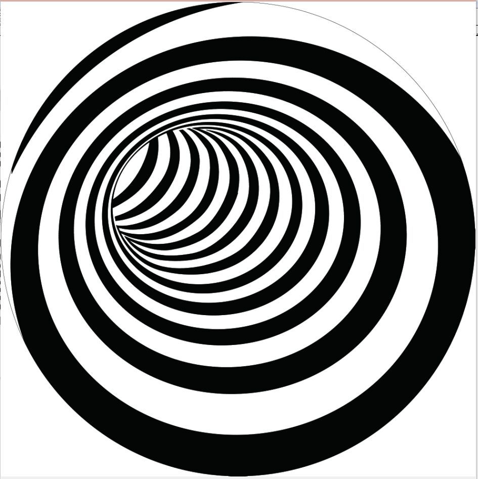 新款欧式圆形卧室客厅网红错觉地毯狗狗眩晕地毯立体3d视觉旋涡错觉