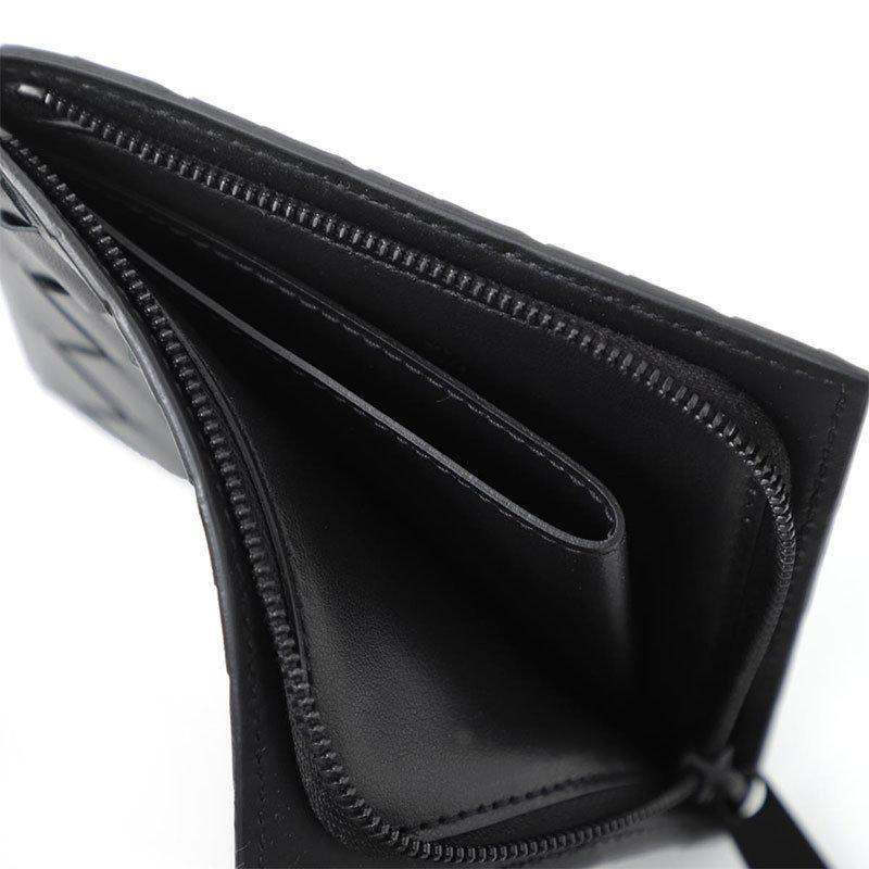 bottegaveneta宝缇嘉bv男包男士黑色小牛皮零钱包608563v10511515cm