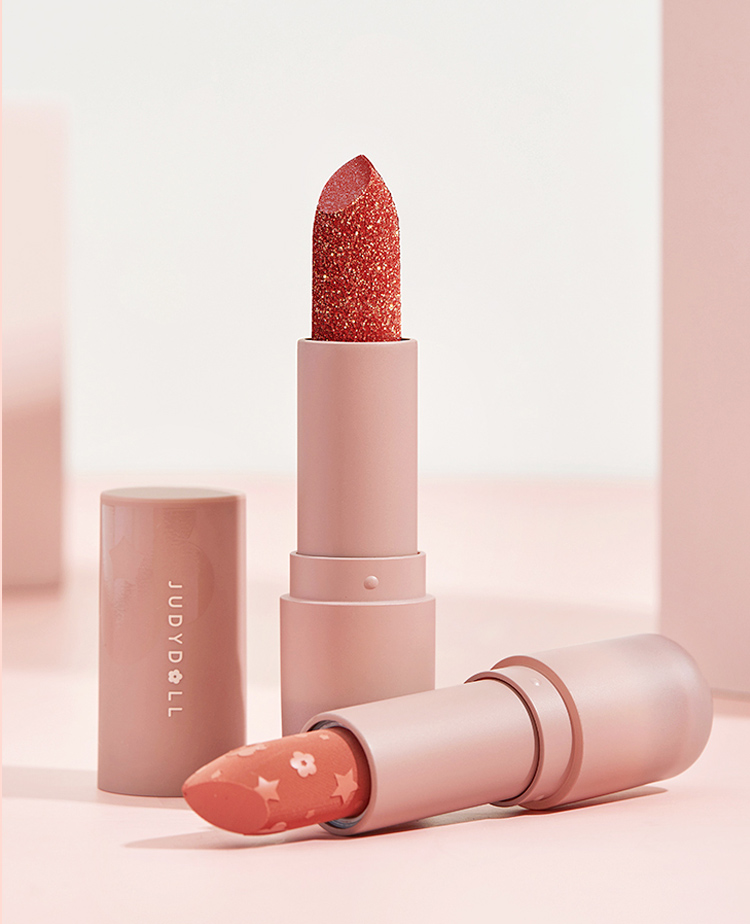 juduo口红小花管系列17奶茶色蜜桃色适合素颜的自然女学生款小花管