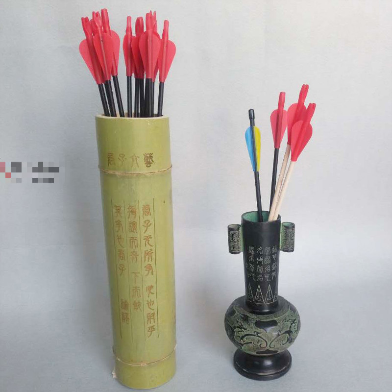 投壶套装 投壶游戏道具 传统游戏青铜投壶箭竹筒暖场活动道具酒令景区