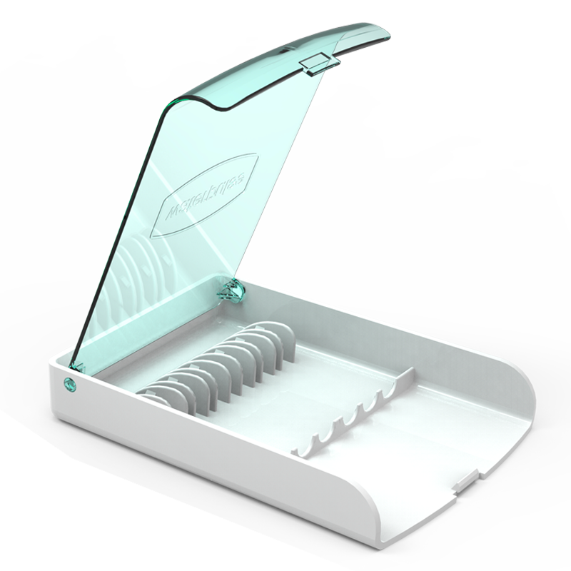 凯丽雅健适宝冲牙器洗牙器方便携带随行水牙线牙齿喷头收纳盒 浅绿色