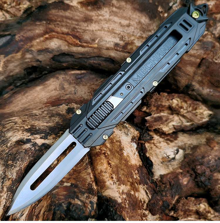2022新款重型钛合金美工刀 钛合金多功能快拆全金属重型户外edc小刀