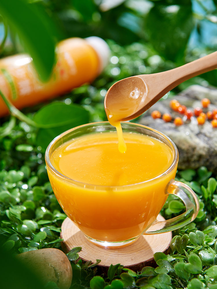 吕梁野山坡沙棘汁沙棘汁野山坡吕梁24瓶沙棘原浆果汁网红饮料整箱批