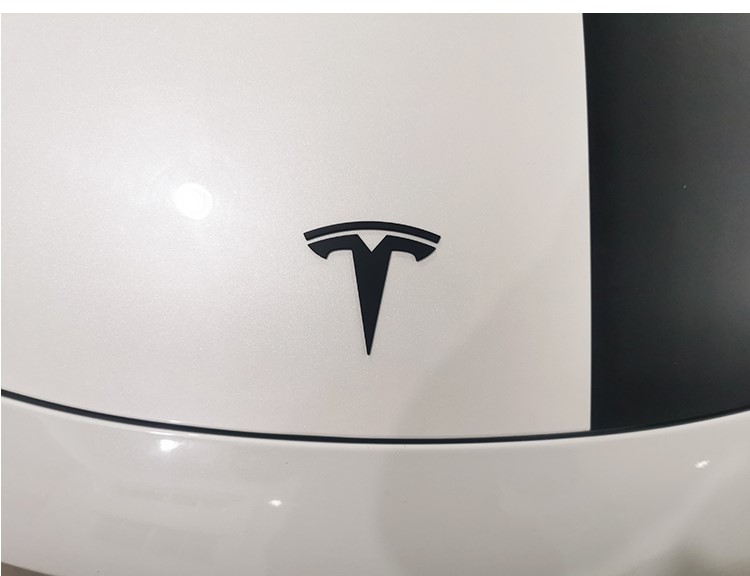 特斯拉原厂车标model丫适用于model3 y替换车尾标银色黑色 车尾tesla