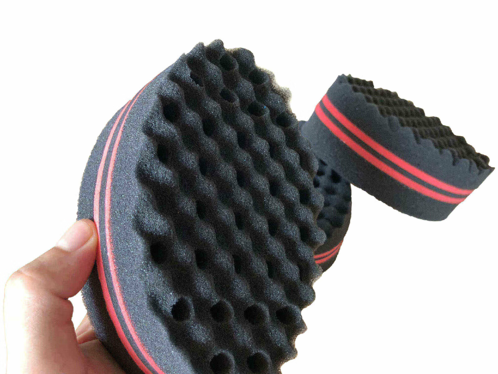 黑人烫海绵打理工具非洲烫脏辫搓造型整理泡沫sponge 大颗粒圆状_适合