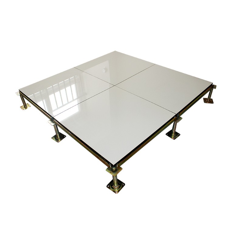 全钢陶瓷面防静电地板600 600mm 机房架空抗静电活动地板 无面层款