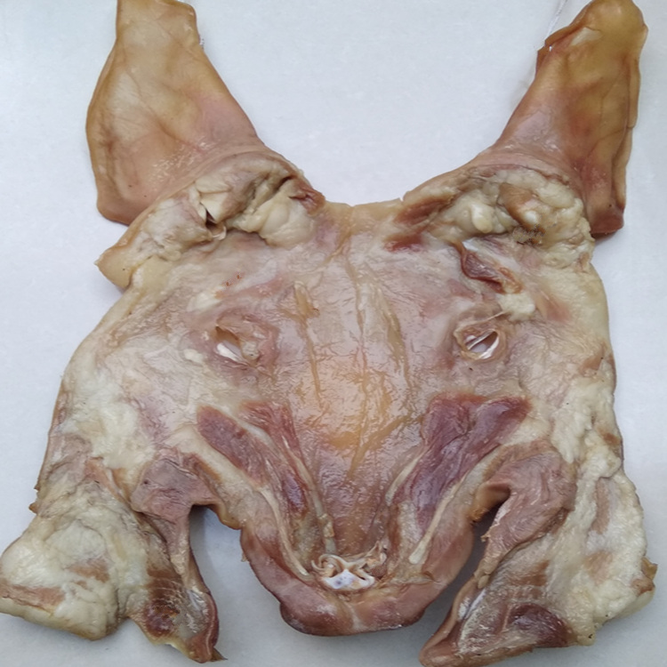 猪头咸猪头肉带耳朵猪脸肉猪头皮农家手工整只猪脸下酒菜4斤去骨带