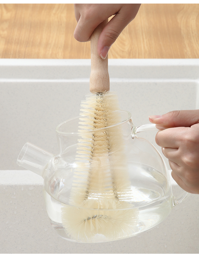 茶垢海面杯刷长柄洗杯子神器的清洁茶杯小水杯破壁机专用清洗奶瓶刷子