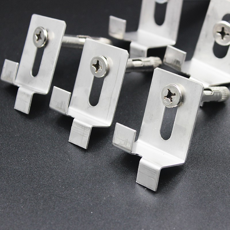 304不锈钢挂件石材磁砖挂墙防脱落固定配件干挂钩双弯钩挂片 201 30