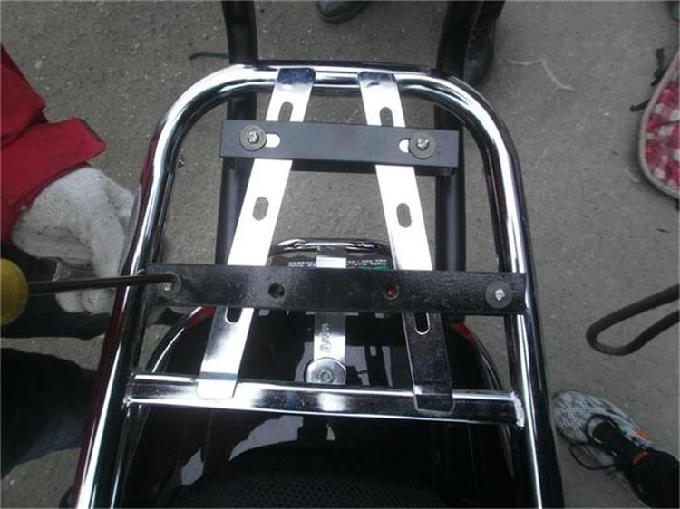 台铃电动车小狮子配件电动摩托车坐垫靠背改装后背靠加粗绿佳电瓶车