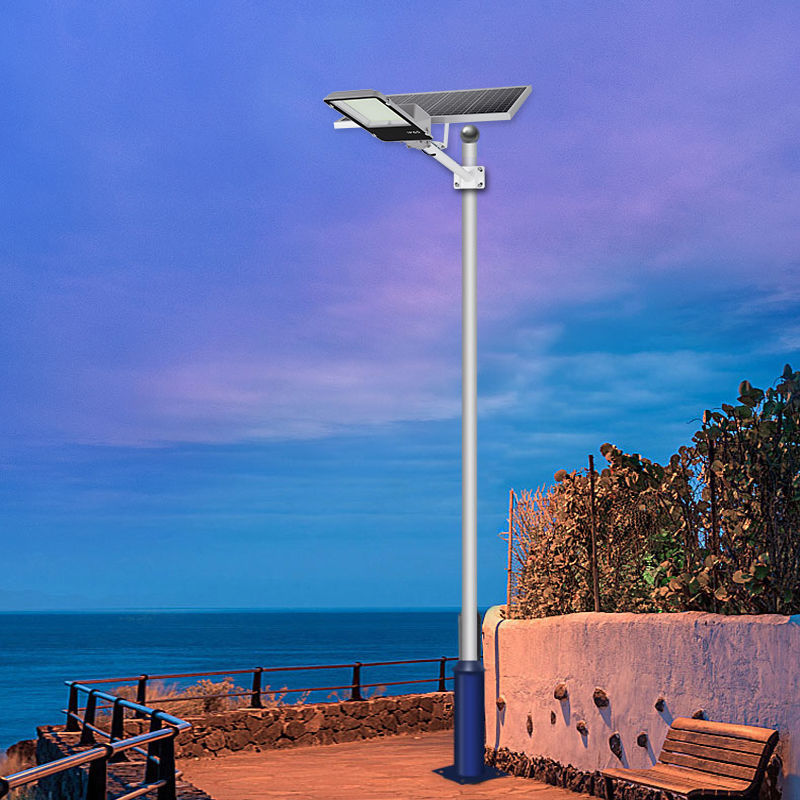 塔led太阳能灯路灯户外家用超亮新农村大门全自动200w庭院灯 太阳灯