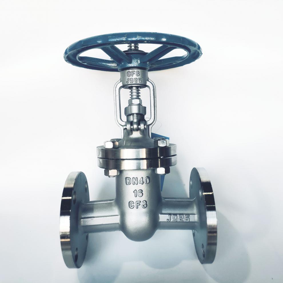 304不锈钢法兰闸阀z41w16p手动法兰闸阀dn506580100150200304dn125