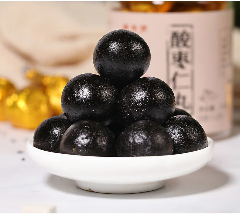 北京同仁堂固本堂酸枣仁丸睡眠失眠丸茯苓黄精桂圆百合蜂蜜制丸睡前膏