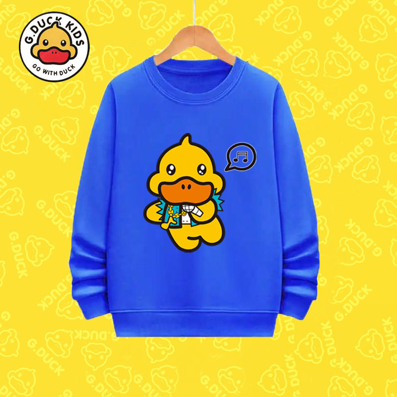 小黄鸭gduckkids童装男童女童卫衣新款春秋款学院中大童小孩洋气上衣