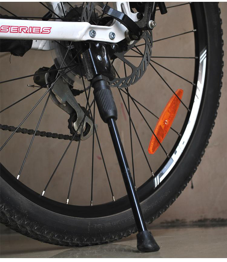 山地车脚撑脚架自行车车撑单支车踢后支架单车梯子边撑停车架配件