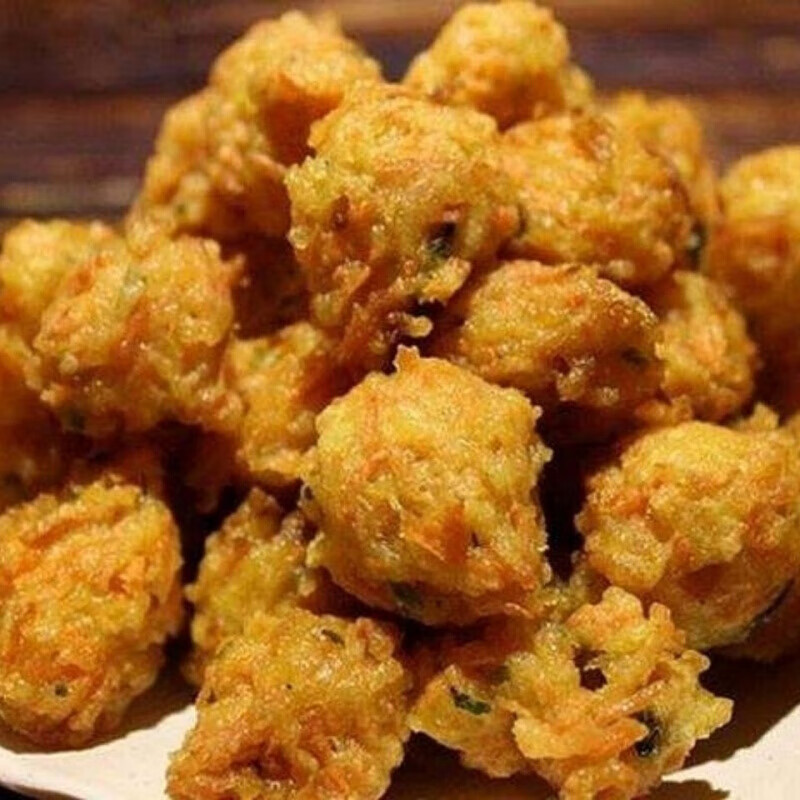 河南特产萝卜丸子手工油炸素丸子萝卜丸子素菜丸子农家火锅丸子 两斤