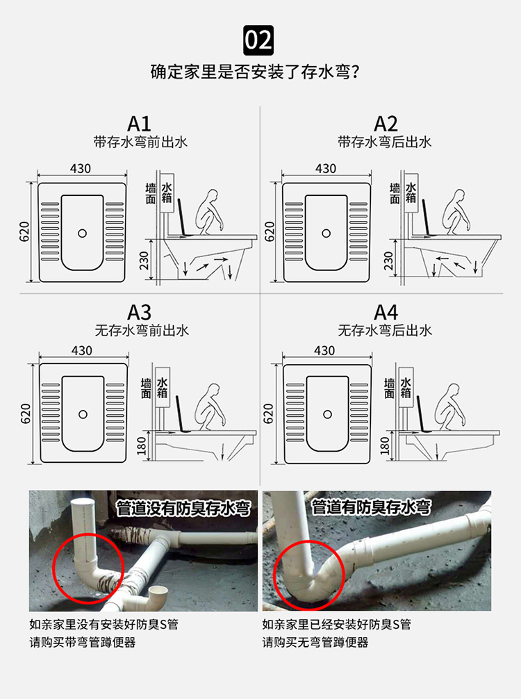 矢向 蹲便器带盖板隐形防臭家用蹲坑式蹲便池带洗手水箱套装蹲厕 搭配