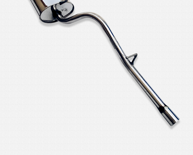 适用于适用于哈飞骏意排气管后节段不锈钢消声器消音器汽车加厚双层原