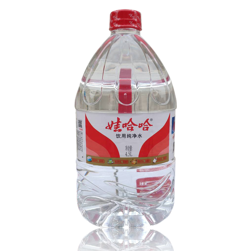 (72升)娃哈哈4.5l*4桶*4箱整箱纯净饮用水泡茶水(4.5l*4桶*3箱