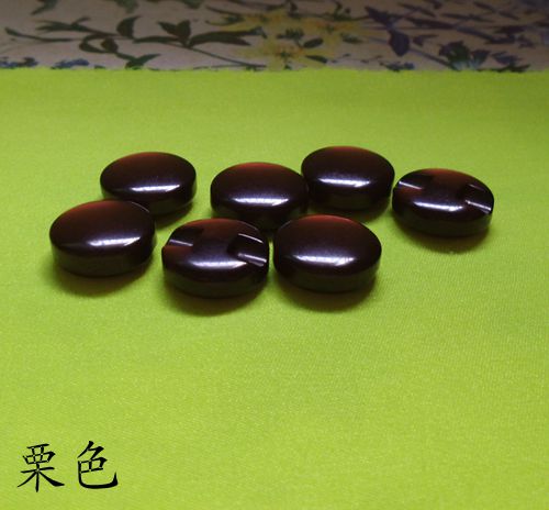 5毫米老款加厚有机玻璃半透明纽扣专卖/70年代西装馒头钮扣扣子 咖啡