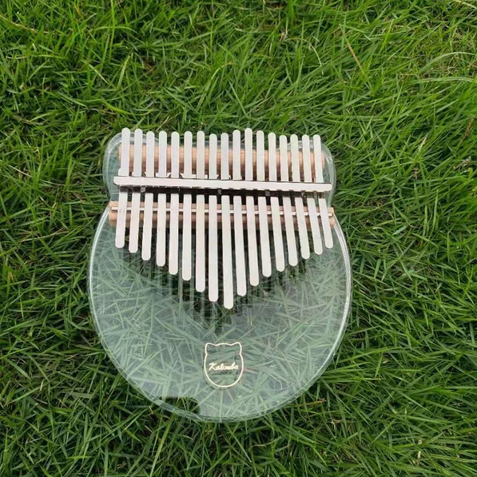 17音透明水晶母指琴卡林巴乐器初学者入门男女学生日礼物手指钢琴17音