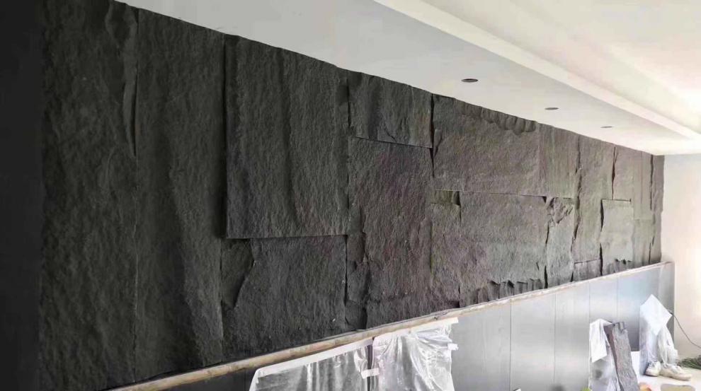 仿真石背景墙轻陶石pu石皮轻质仿真蘑菇石材毛石岩壁人造自然面岩石