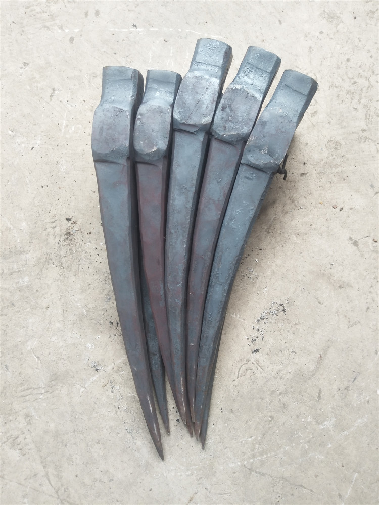 羊角挖笋小锄头农具种菜家用挖土开荒户外全钢加厚农用尖羊镐中号1斤7