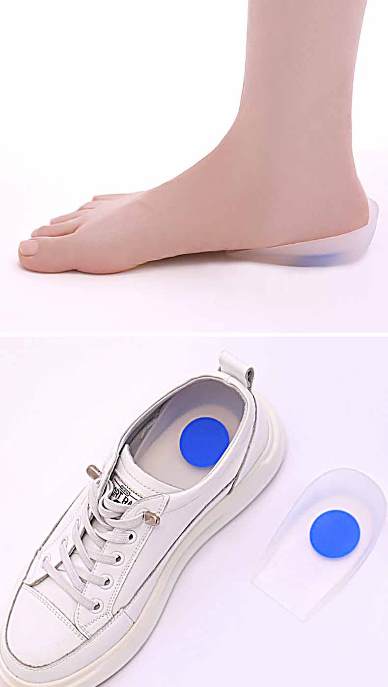 超软脚后跟疼骨刺鞋垫足跟垫足跟痛硅胶脚跟减震跟骨缓解后跟疼痛