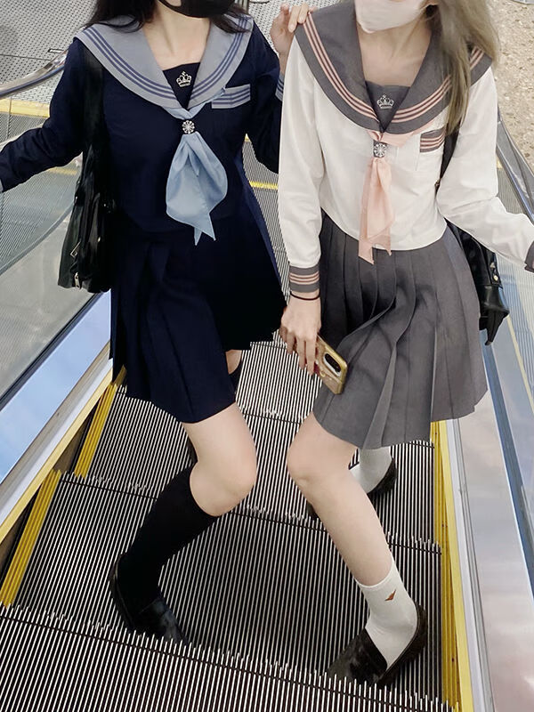 【皇冠】喵太jk原创日系jk制服套装学院风水手服长短袖学生基础款 粉