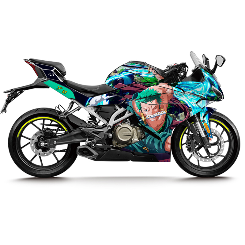 适用于春风250sr版画贴纸定制sr改装贴花车贴膜定制个性防水哑光亮面