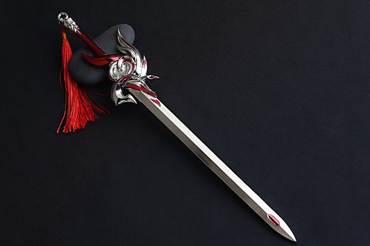 王者玩荣耀玩具大号合金刀李白凤求凰青莲剑仙模型挂件 李白-青莲剑仙