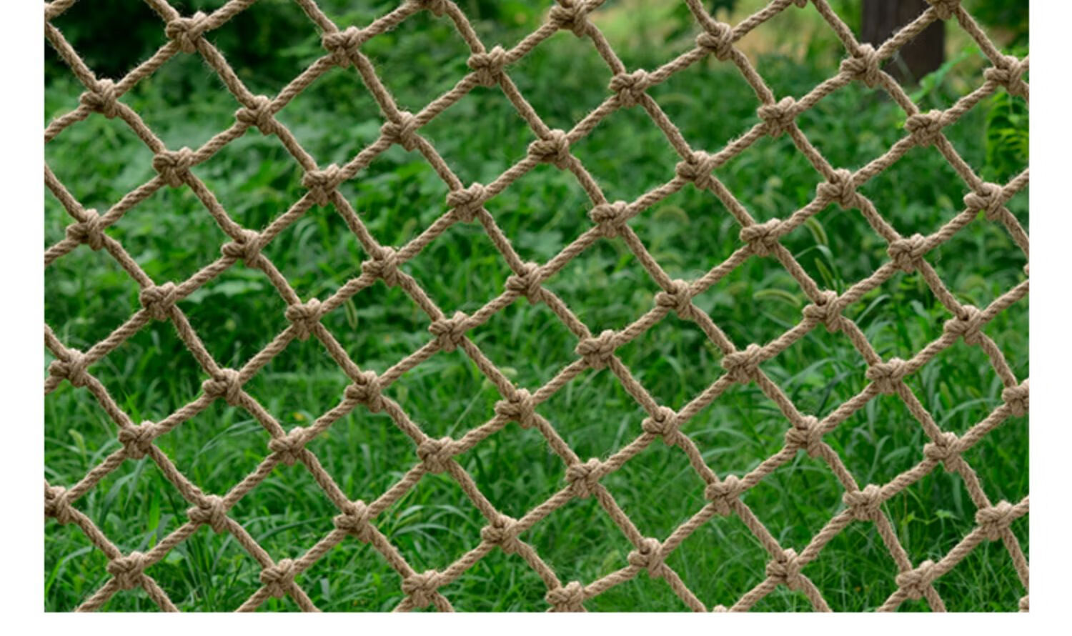 iwown麻绳网装饰网防护网酒吧吊顶装饰网挂衣网攀爬网安围网16毫米20