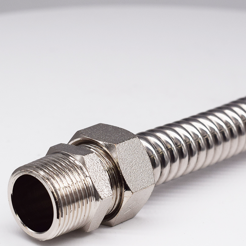 分分不锈钢中央空调波纹管双外丝风机盘管金属软连接埃美柯波纹管dn15