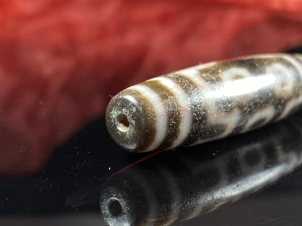 欧凯伦 西藏老天珠 龙纹血丝七眼 至纯老矿天珠项链 真品【图片 价格