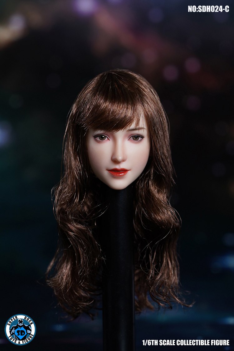 美女兵人手办头雕superduck16女模型共四款abcdsdh024b款