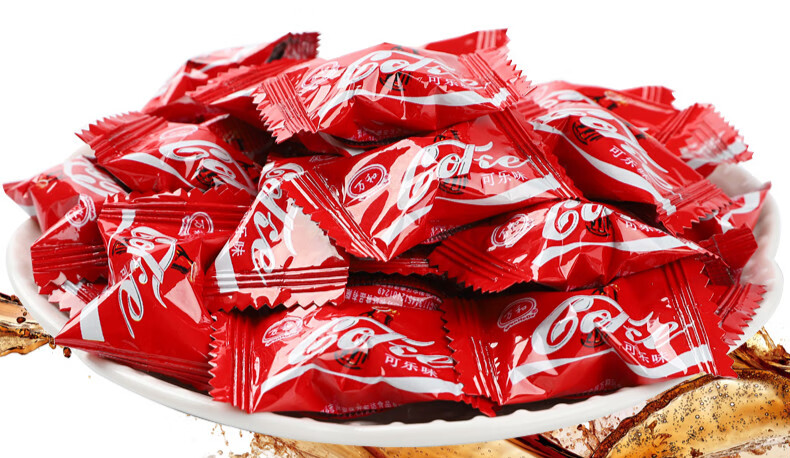 可乐糖雪碧味汽水味硬糖散装约110颗 休闲怀旧零食糖果结婚庆喜糖