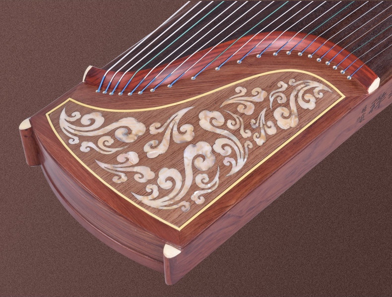 系列/694kk蕉窗夜语—考级专用古筝 694rr佛云中山(仙女)图案【图片