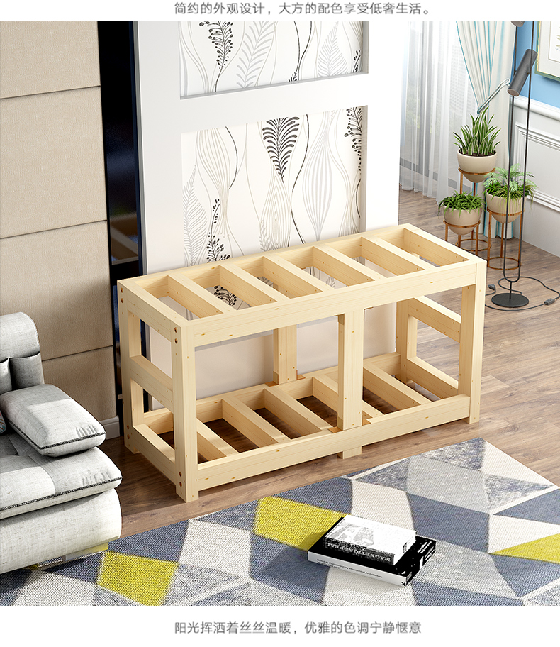 澳卡洛放鱼缸的架子实木鱼缸架子多功能置物架鱼缸底柜底座鱼缸桌子