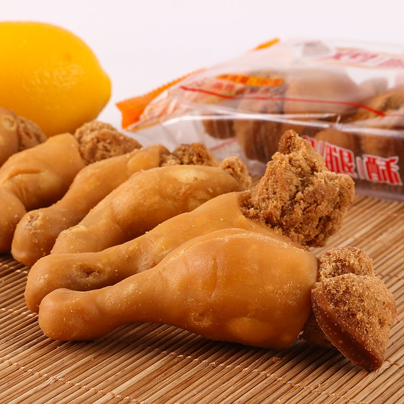 晨臻 鸡腿酥8090儿 时怀旧零食小吃零食香酥油炸鸡腿酥整箱批发 160克