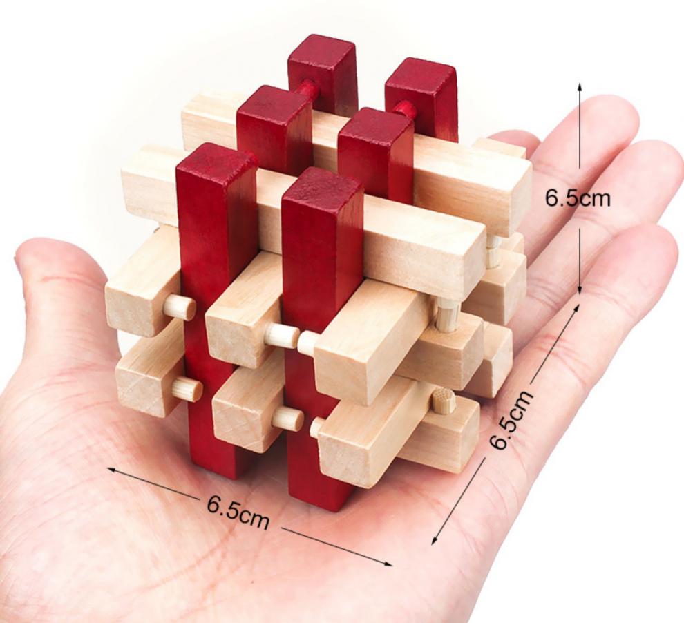 模型智力扣机关盒子生日礼物礼品创意榫卯玩具解压积木高难度斗拱结构