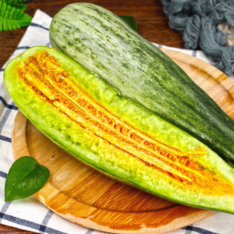 羊角蜜甜瓜皮薄脆甜爽口头茬孕妇应季新鲜水果香脆甜蜜瓜顺丰直送 【4