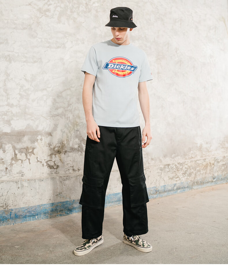 dickies短袖t恤22春夏旗舰彩色logo纯棉t恤男半袖运动休闲潮dk008732