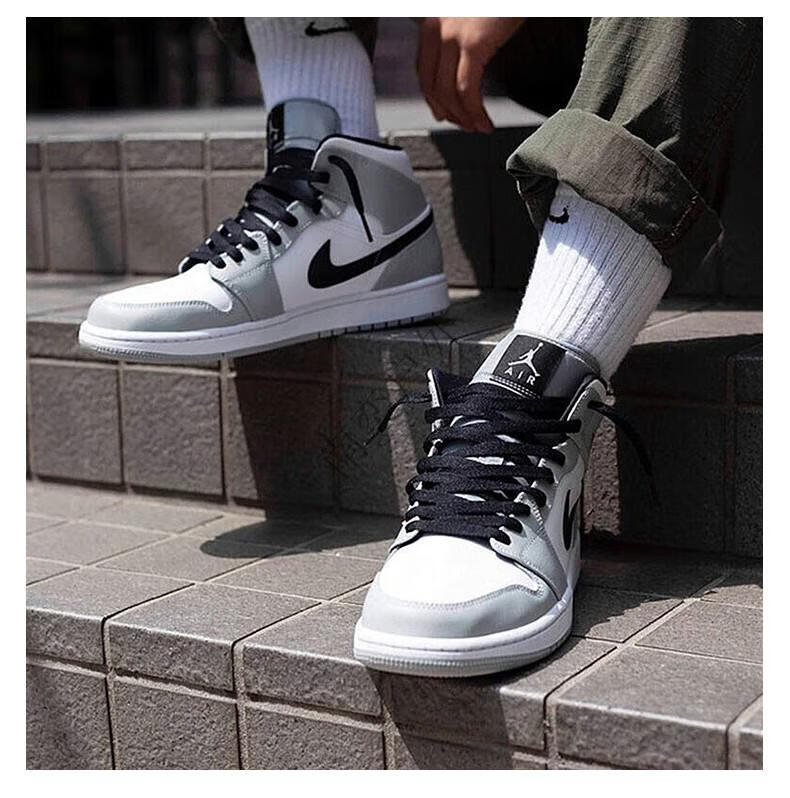 【官方甄选】air aj板鞋男女春季情侣中帮透气休闲轻便耐磨运动篮球鞋