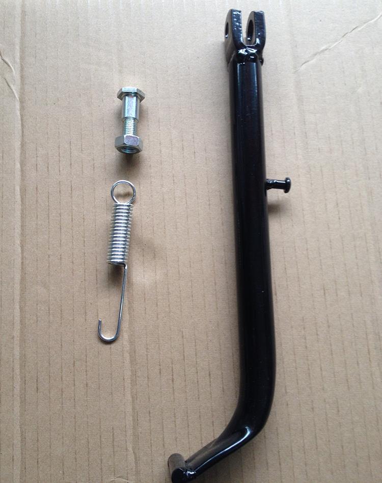 支架电动车侧边中支撑摩托车边侧脚站架支腿车梯电车焊接脚踏单边 jh