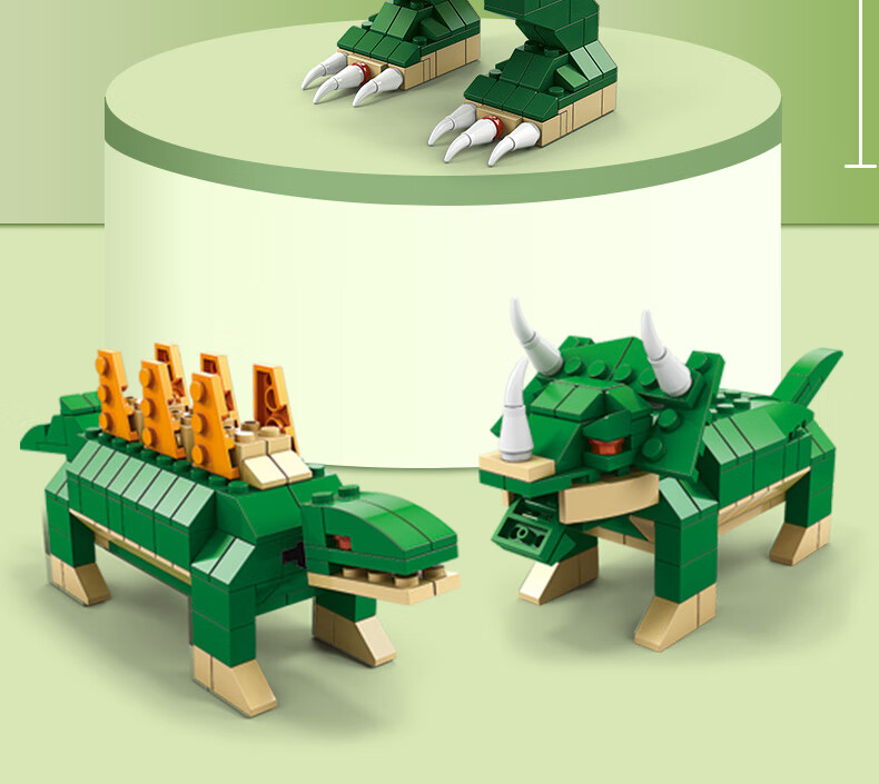 乐高霸王龙恐龙拼图积木模型男孩子系列益·智拼装玩具儿童生日