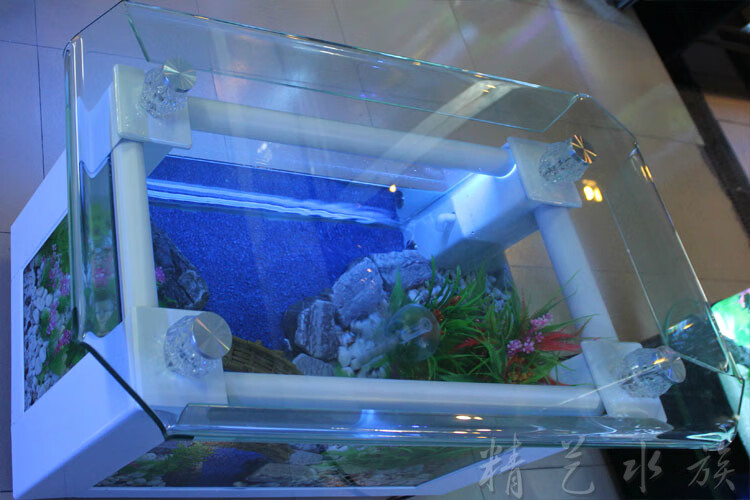 【可开票】方形茶几鱼缸水族箱中型生态玻璃长方形13米1