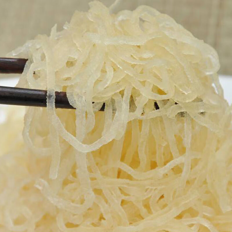 安徽阜阳猪皮丝油炸湿皮丝肉皮丝火锅热炒 拌固始皮丝干货 4斤湿皮丝