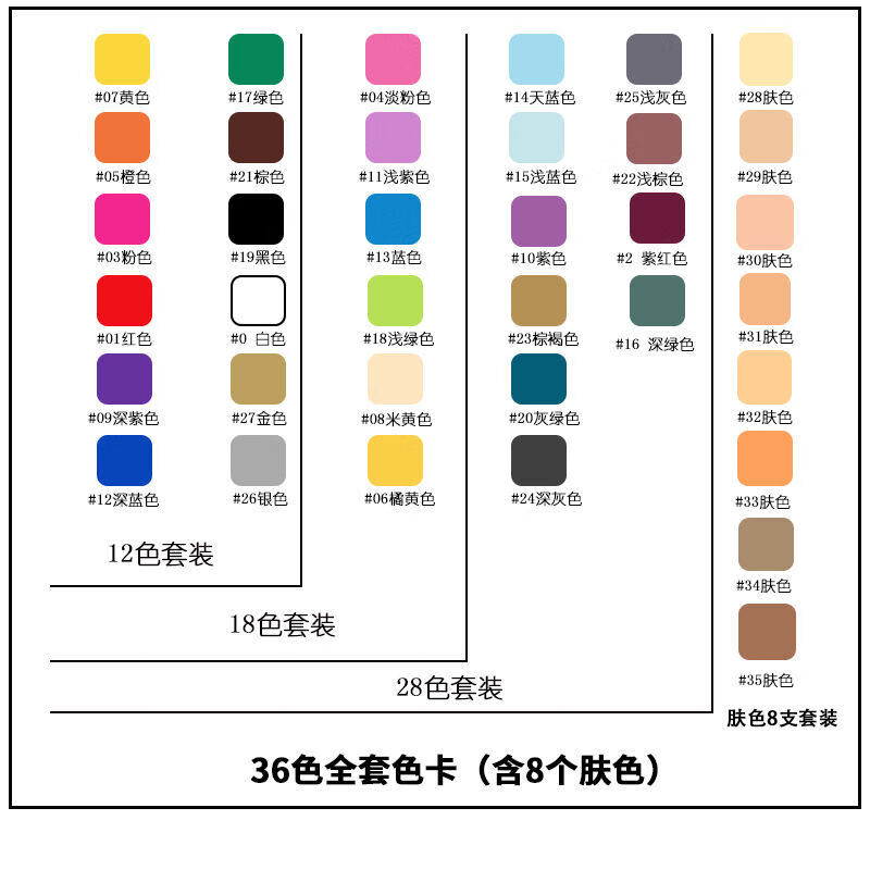 senalier申内利尔丙烯马克笔单支自选相册diy专用丙烯颜料涂鸦笔05