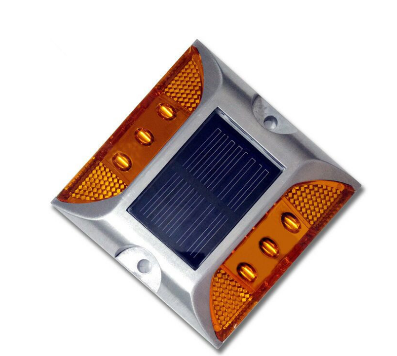 太阳能道钉灯高速公路铸铝地面地埋灯庭院灯爆闪灯反光led警示灯 红